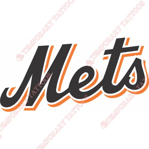 New York Mets Customize Temporary Tattoos Stickers NO.1758